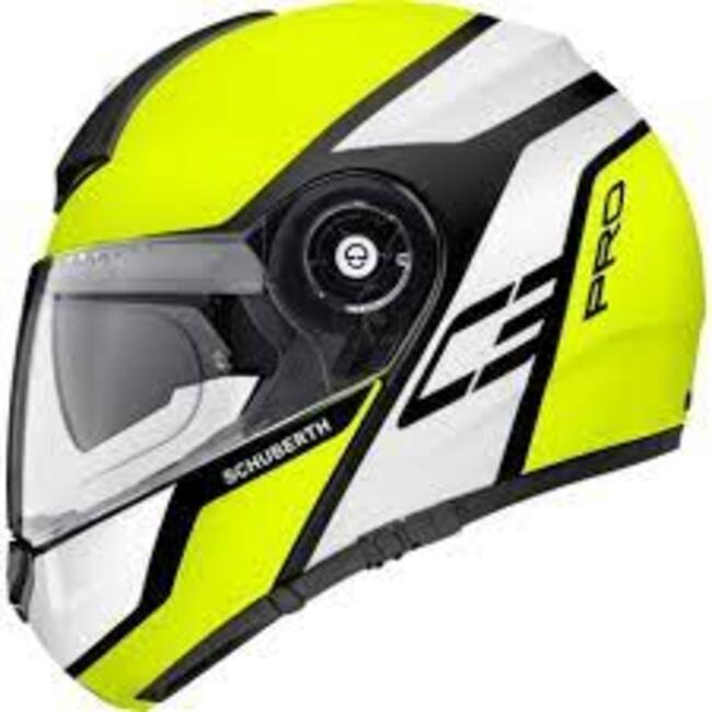 CASCO MODULARE C3 PRO SCHUBERTH ECHO YELLOW   FuorigiriWeb 